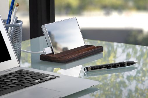 LaCie Mirror (RRP $429) This high performance portable 1TB hard drive is wholly encased in scratch resistant Corning Gorilla Glass, making it an elegant addition for desktops in the home and office. 