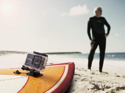 Toshiba Camileo X-Sports Action Camera Great for the beach and the snow, Toshiba’s tough video camera in the GoPro mould has Full HD recording, 12-megapixel stills and Wi-Fi connectivity. RRP $399 