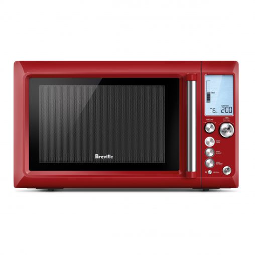 Available in stainless steel, white, cranberry and black sesame, Breville’s Quick Touch microwave (BMO634, RRP $399.95) features ‘A Bit More’ setting that adds 15 per cent extra cooking time to the programmed time with the touch of a button.
