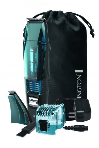 Cutting down on cleaning time, the VacGroom 2-in-1 Beard Trimmer ((MB6550AU RRP $99.95) sucks up stubble cleanly as you groom and shape your beard. The kit includes a Vacuum Detail Trimmer and an adjustable beard comb for different lengths or creating stubble.