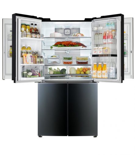 LG Double Door-in-Door Refrigerator (LPXS34886C) Unveiled at the 2015 International CES, this 963-litre French Door refrigerator includes LG’s Door-in-Door technology on the right and left upper doors of this appliance.