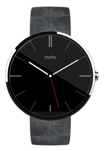 Motorola's smartwatch, the Moto 360.