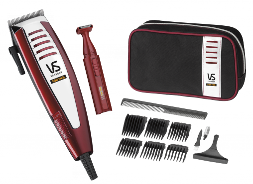 VS Sassoon’s  Deluxe Clipper Gift set (VS7448GA, RRP$39.95) includes a mains clipper, cordless precision trimmer, six comb guides for a variety of cutting lengths and an adjustable taper lever for precision cutting. 