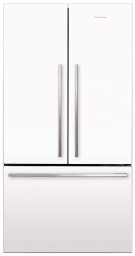 Fisher & Paykel French Door Fridge Freezer (RF610ADW4) has ActiveSmart system of microprocessors and sensors to monitor usage and adjust airflow (RRP $2,599).