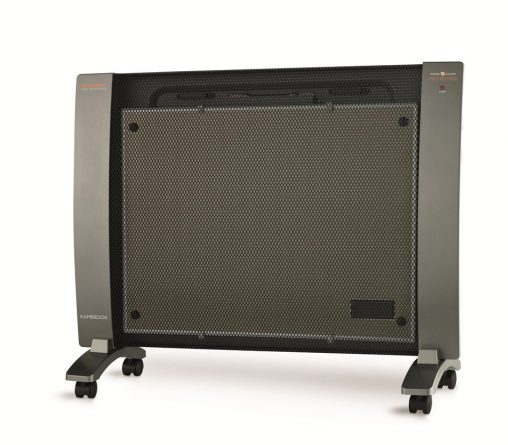 Kambrook 1500W Micathermic Heater (KMH100, RRP $119), with two heat settings and variable thermostat control. 
