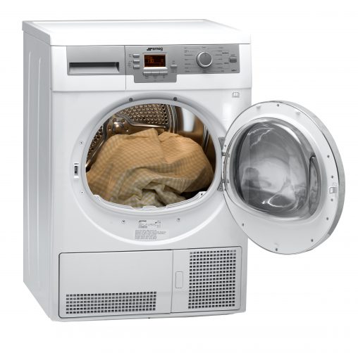 Smeg 7kg Condenser Dryer (SACD7, RRP $1,390) There is no need to duct or ventilate a laundry area with condenser dryer, such as this model that has programs specifically for woollens, denims, cottons and sports gear.