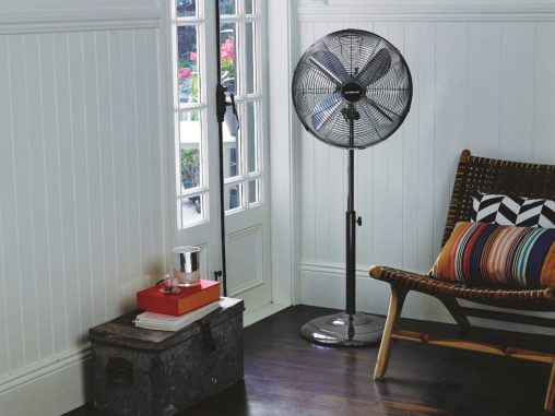 Kambrook Arctic Pedestal Fan (KPF433, RRP $89.95) This height adjustable fan has an 80-degree oscillation range and can disperse cool air like a pleasant zephyr — great for hot days in late summer. 