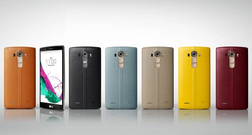 LG G4 Available in a range of ‘ceramic’ and ‘genuine leather’ colours, LG’s new flagship smartphone, the G4, has a 5.5-inch Quad HD display (2,560 x 1,440), 16MP and 8MP cameras, and 32GB of storage, expandable via microSD. 
