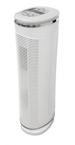 HoMedics Total Clean Tower Air Cleaner T29AU  - True HEPA filter with 18 month life removes 99.97 per cent of airborne allergens - UV-C light to kill germs and bacteria - Carbonised pre-filter removes odours  - Three air cleaning speeds RRP $279 