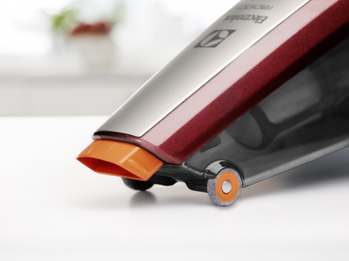 Electrolux 7.2V Rapido (ZB6106, RRP $109) This watermelon red hand vac has up to 14 minutes of runtime per battery charge, small wheels for gliding along tabletops and an in-built crevice tool in the nozzle.