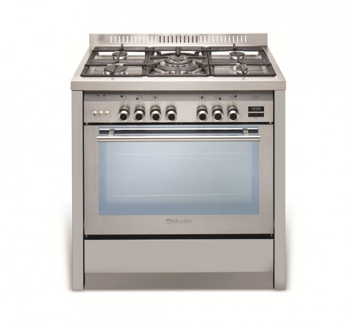 Glem 90-centimetre Monolith Dual Fuel Cooker (ML96PROEI3) Why: Premium made with stainless steel construction, a 5-burner gas cooktop and a triple glass oven door. How Much: RRP $3,499 