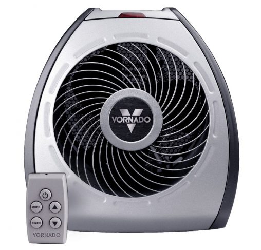 Vornado TVH 500 Charcoal With Remote (RRP $349), with 5-year warranty, automatic safety shut-off system and push button controls. 