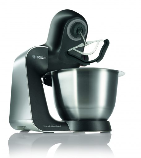 The Bosch MUM5Pro Premium kitchen machine (MUM57860AU, RRP $699) in Mystic Black boasts more than 70 functions using accessories. New accessories include the professional flexi stirring whisk, professional beating whisk and three reversible supercut discs.