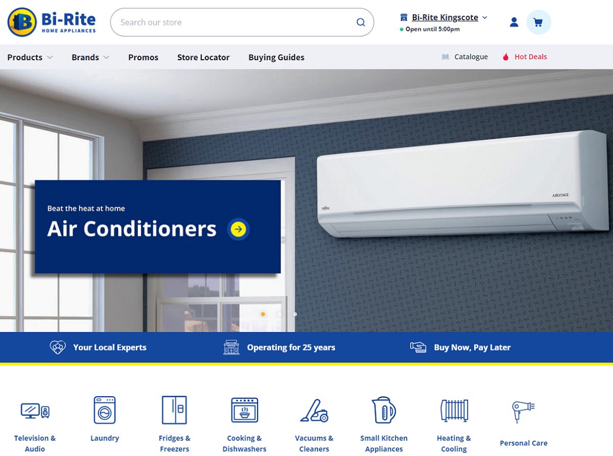 Bi-Rite Home Appliances unveils new website - Appliance Retailer