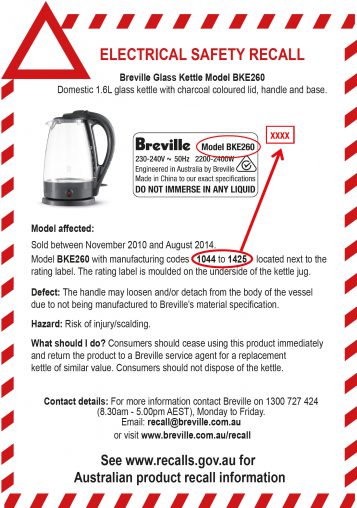 Breville recall