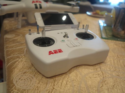 AP10 Drone controler with smart phone.
