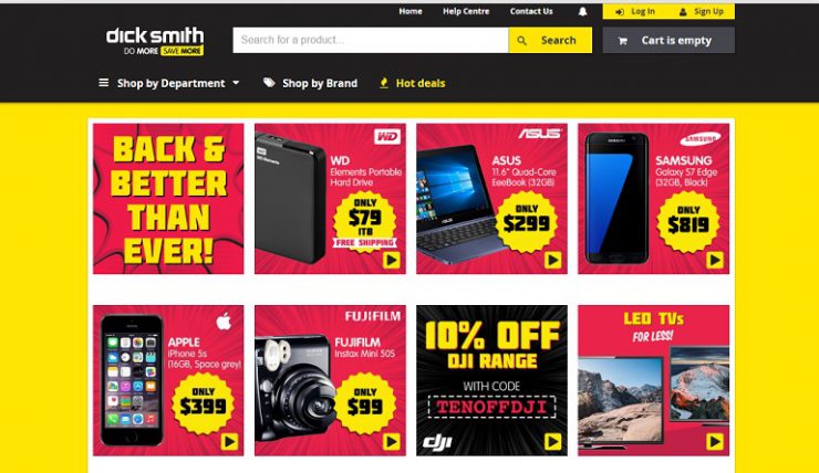 Dick Smith relaunch