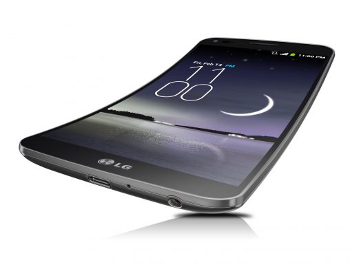 LG G Flex is an Android smartphone with a curved OLED screen.