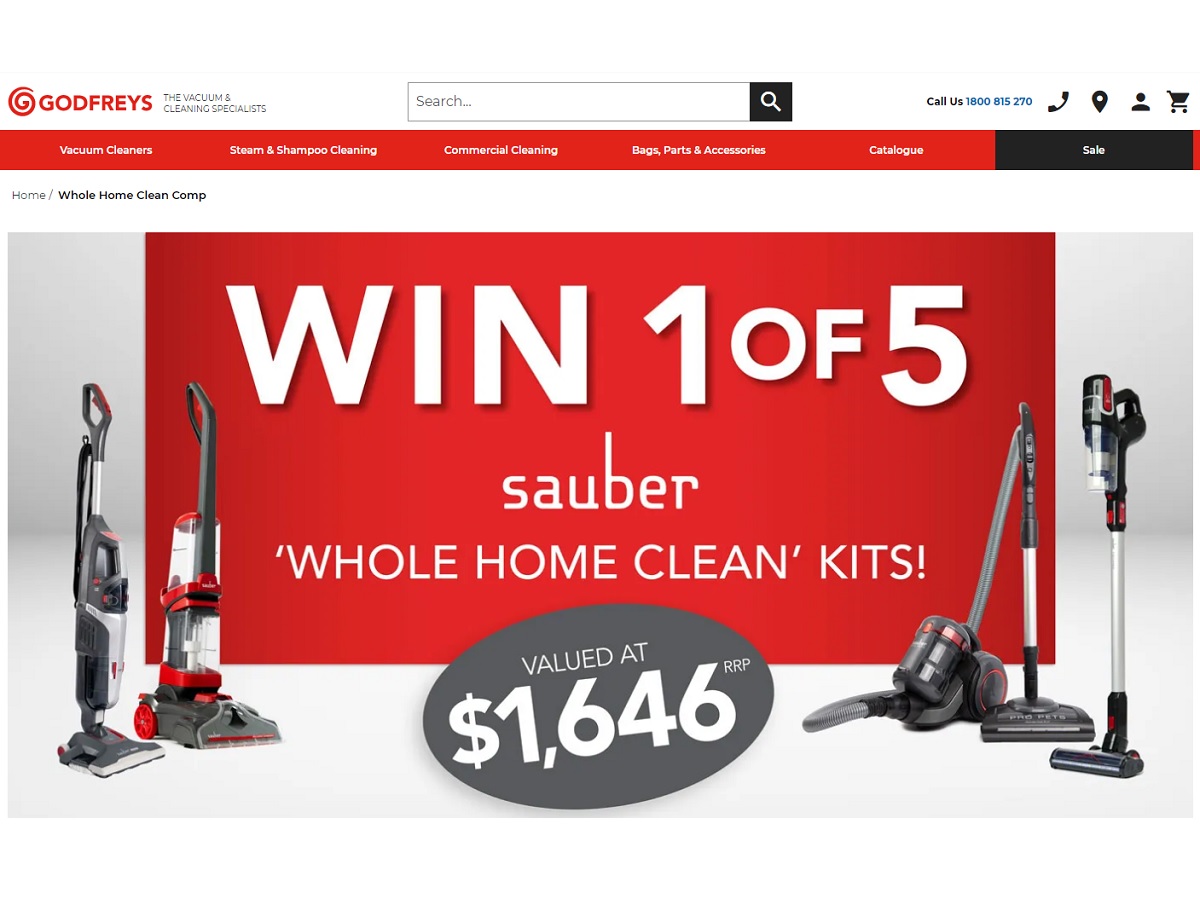 Godfreys vacuum cleaners discount
