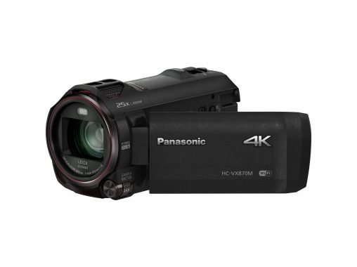 Panasonic's new 4K video camera with HDR filming (HC-VX870).