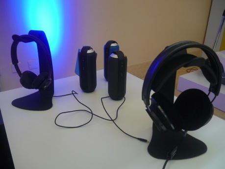 A glimpse of new Philips audio products on show at the IFA Global Press Conference.