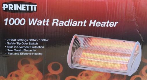 Rejected: Prinetti heater recalled.