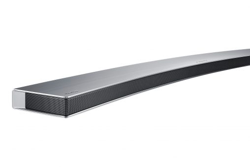 Samsung has launched a new range of curved Soundbars to complement its curved TVs. This is the Series 8 (HW-J8501, RRP $1,699). There are also models for RRP $999 and RRP $1,399.