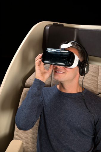 The Gear VR, which perhaps could look a little bit cooler, is a great device to use.