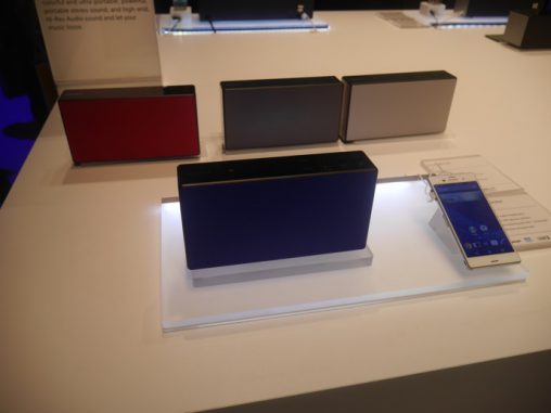 Refreshed with improved battery life (10 hours) is Sony’s colourful Wireless Speaker range (SRS-X55). Sony hasn’t yet revealed a truly robust Sonos-style wireless multiroom system, and while various speakers in its range can be controlled from a single app, focus will remain on Bluetooth until such a release is made, hopefully this year.