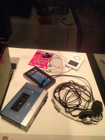A Sony Walkman at the Smithsonian.