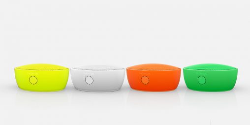 Microsoft Devices also released these Nokia wireless speakers with NFC and Bluetooth in matching colours.