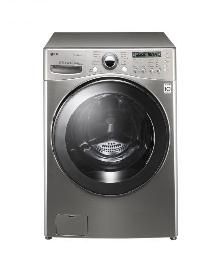 LG Front load washer dryer combo uses steam to reduce allergies.  WD12595FD6,  