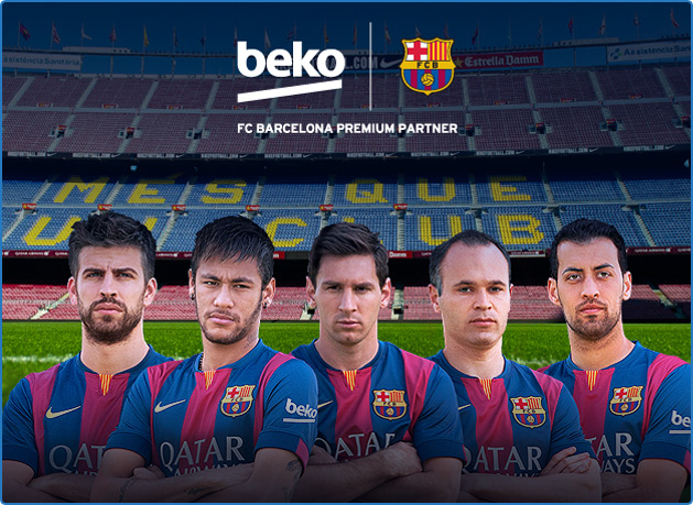 Beko has designed a new logo to mark its sponsorship of FC Barcelona.
