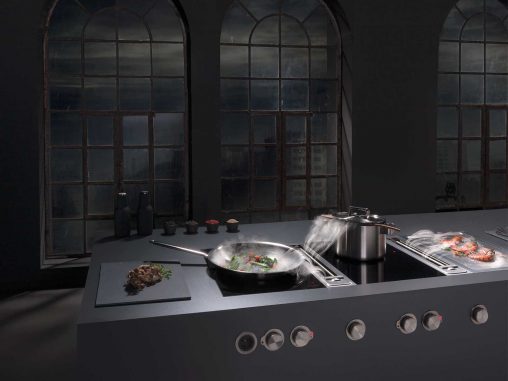 Bora Professional  The Professional system has solid stainless steel rotary control knobs that are quite a statement piece.  