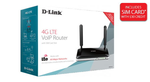 The D-Link 4G LTE VoIP Router  