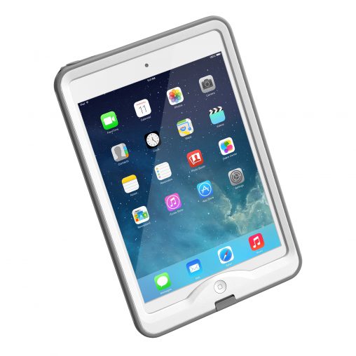 The LifeProof nüüd for iPad mini with Retina display in white. 