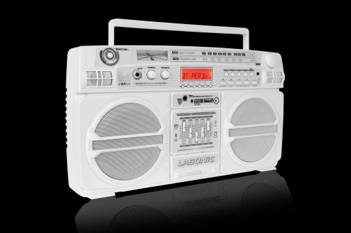 Lasonic Boom Box white 