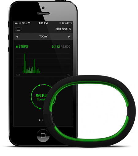 Razer's Nabu can sync with smartphones.