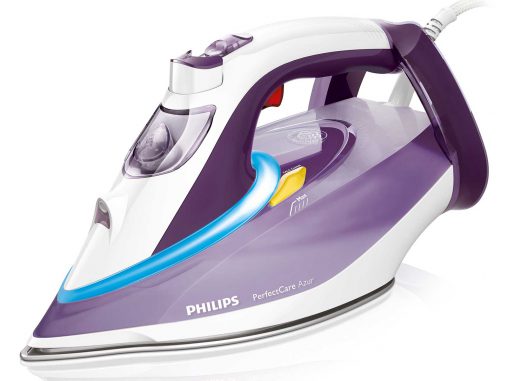 T-ionicGlide soleplate offers scratch resistance and improved gliding: Philips PerfectCare Azur (GC4912/30, RRP $159).