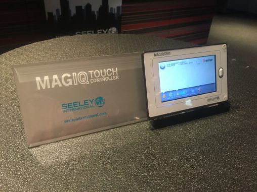 Seeley's own MAGIQ Touch control panel.
