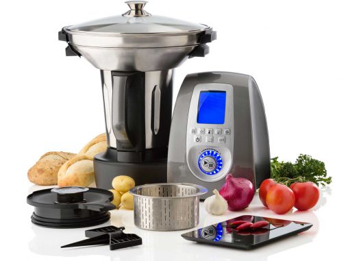 ThermoPro (RRP $1,499) This benchtop powerhouse can do the work of 10 separate appliances: chop, crush, beat, boil, blend, cook, grind, steam, stir and whip. 